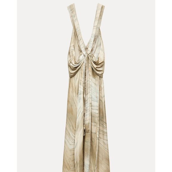 ZARA WOMAN COLLECTION PRINTED DRESS SIZE XL - Picture 11 of 11